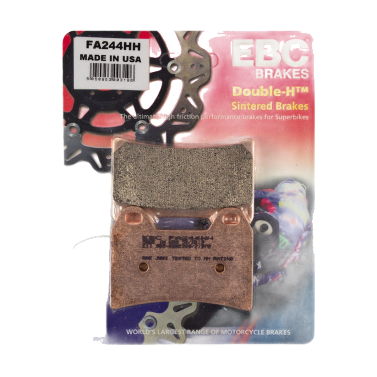 BRAKE PAD EBC - FA244HH
